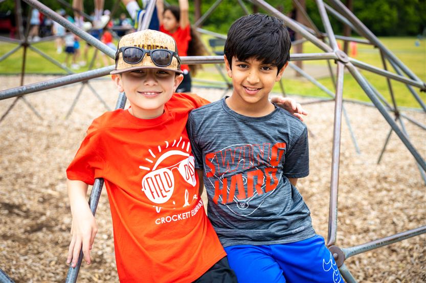 Elementary students enjoy field day